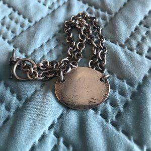 “A” initial necklace